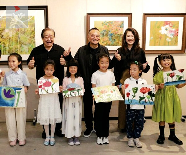  「魯港文化之旅」踏上征程：金耀基、林天行書畫藝術周展開  藝術家親臨現場對談
