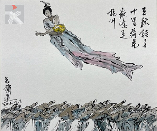 「謝謝杭州 再見杭州」——亞運會創作季藝術總指導范揚以畫筆留下健兒身影