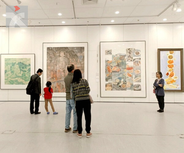  「守護好一江碧水」長江主題美術展香港站在中央圖書館舉行 74件精品免費賞