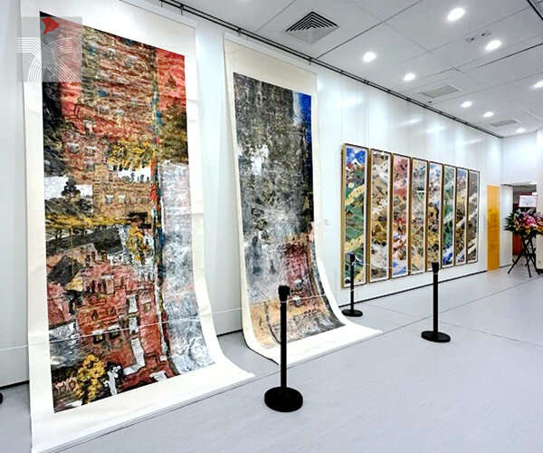  「中國水墨畫的現代表達」：林天行45年回顧展正舉行 呈現「當代水墨的香港表達」