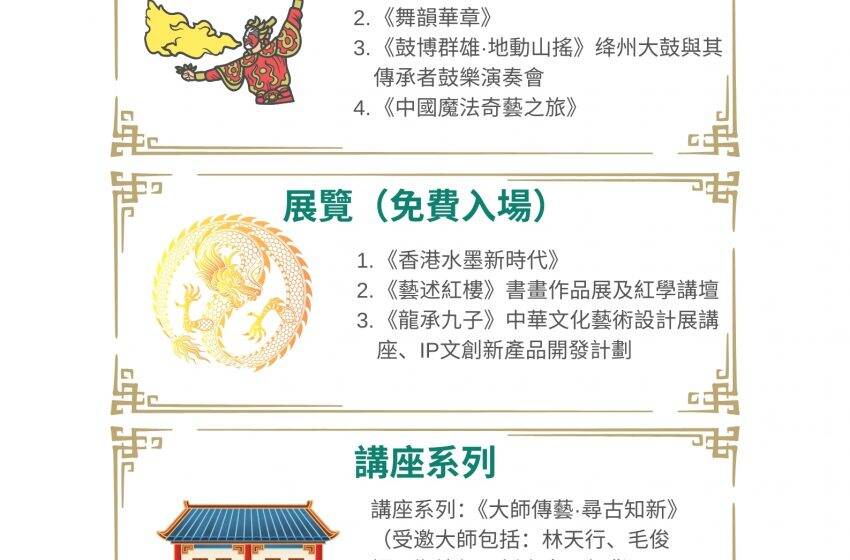  香港文聯將組織8項中華文化節文藝活動