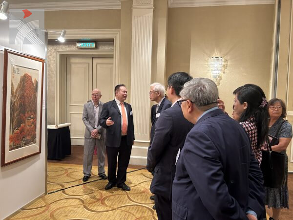 金風送爽，雅集香江，書畫盛宴，喜迎國慶 春風萬里書畫展