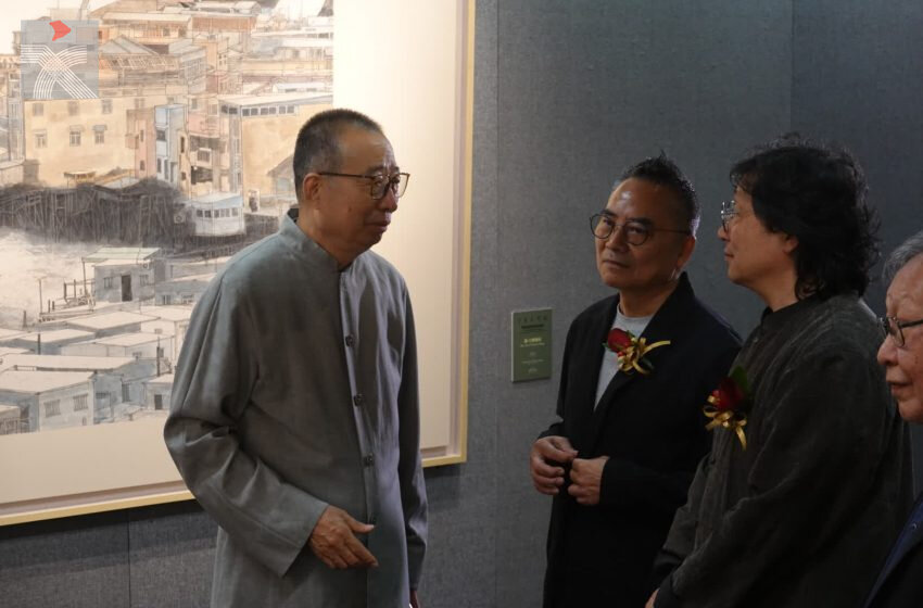  「寄情大灣區——潘魯生藝術作品巡迴展」香港站正式開幕