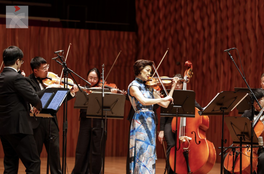  中國小提琴演奏家姚珏率領香港弦樂團首次到澳洲巡演