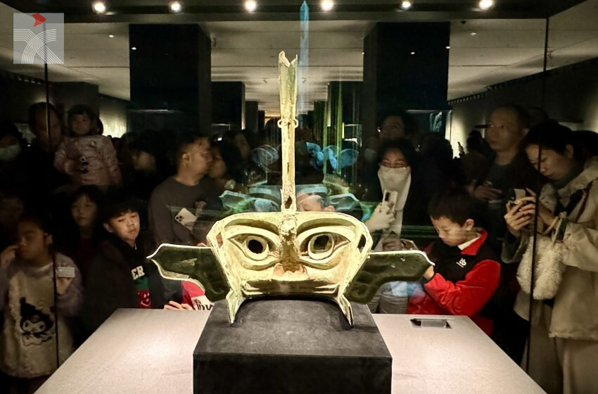  「古蜀瑰寶——三星堆與金沙」文物特展在橫琴文化藝術中心展出