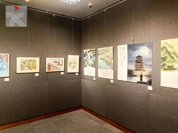 「詩畫裏的中國——2025京粵港澳青少年優秀作品交流展覽」正式開幕