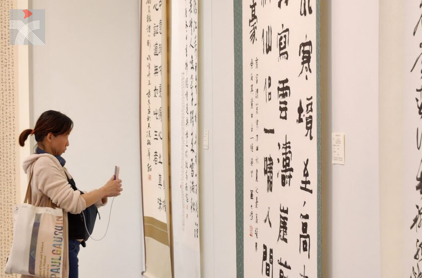  書法名家齊聚香江 千年筆意墨脉相承