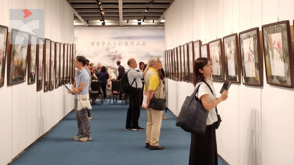嶺南畫家譚聖卓個展 逾百作品慶九十華誕
