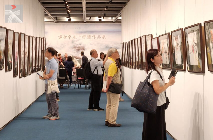  嶺南畫家譚聖卓個展 逾百作品慶九十華誕