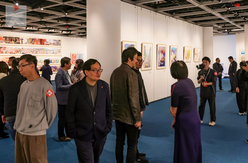 粵港澳優秀動漫插畫展 靈動演繹中華文化内涵