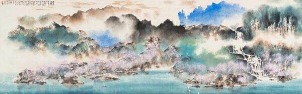 林逸之書畫展 山水花鳥間流淌詩性哲思