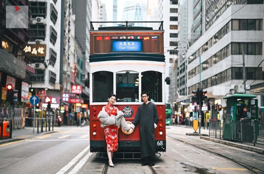  香港電車推限定旗袍復古遊 登上1920年代復刻叮叮穿越時空