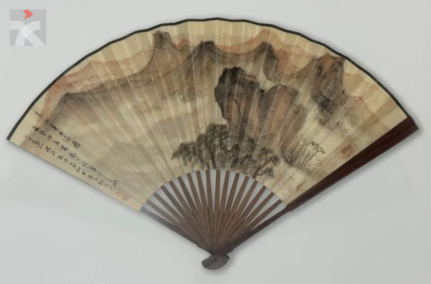  古畫修復藝術家馮一峰展覽 精品成扇書寫文人風骨