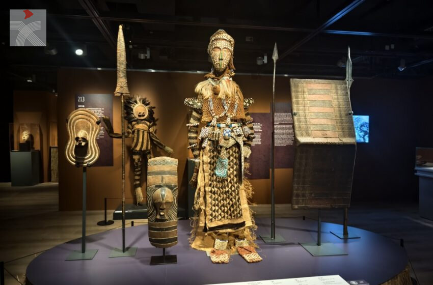  城大中部非洲藝術展揭幕 近200件展品呈現部落奇異文明