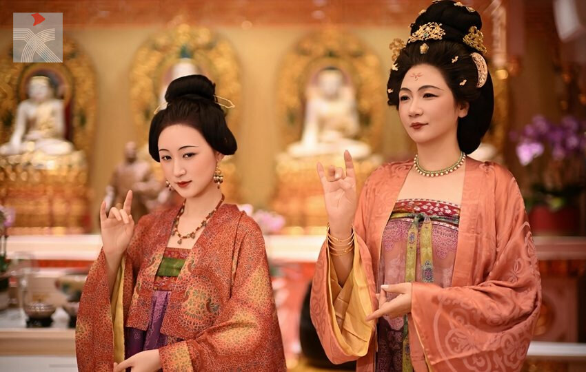  唐代宮廷供佛服飾復原展 重現錦綉盛世