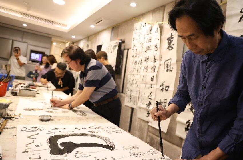  中國書法家協會香港分會舉辦聯歡晚宴慶祝國慶及喜迎中秋