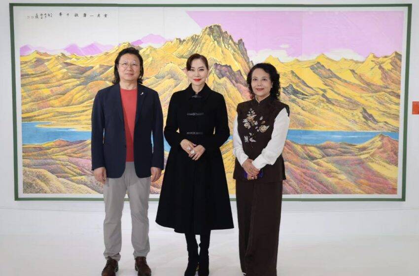  鄺美雲女士應邀到訪境•美術館參觀「境：趙之境水墨藝術展」
