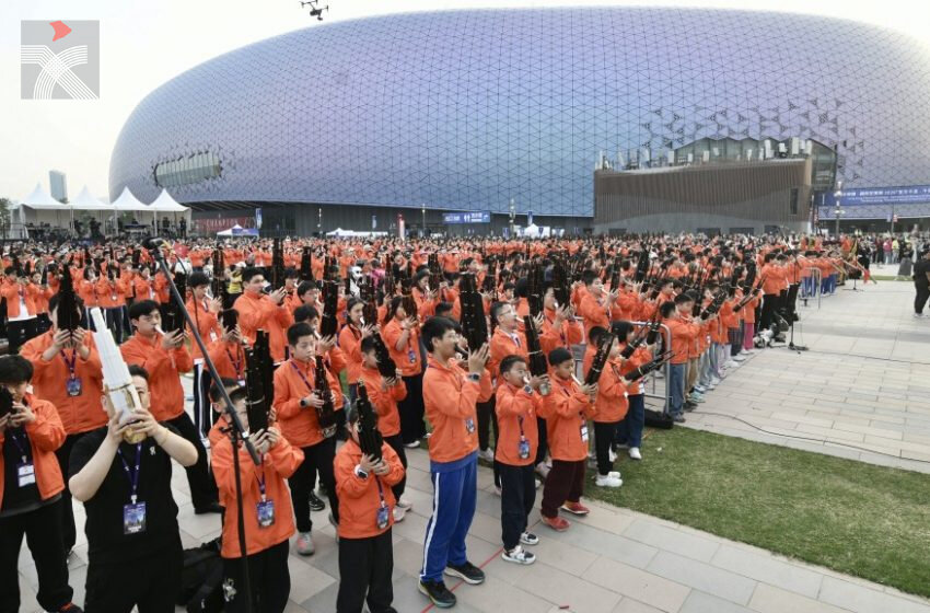  香港中樂團「國際笙簧節2026」 1230人合奏刷新健力士紀錄